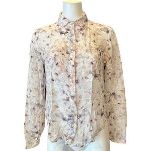 NWOT Bella Dahl Button Down Blouse Top Small S